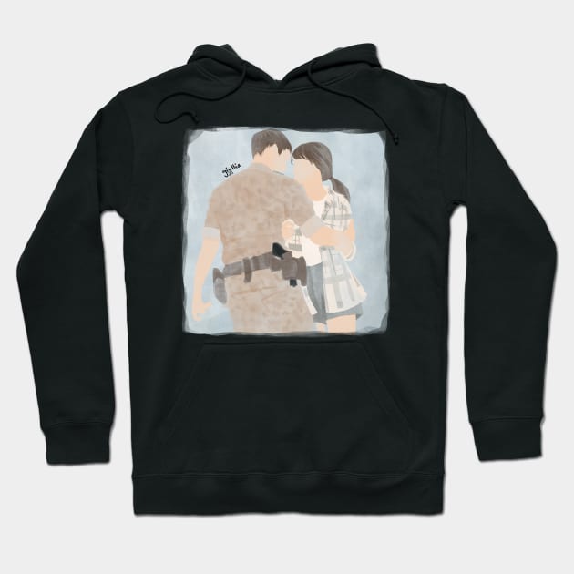 Descendants of the sun FANART 02 Hoodie by Giullia - Yeppeunyeppeun Art